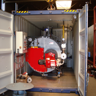 Mobiele stoomketelunits huren